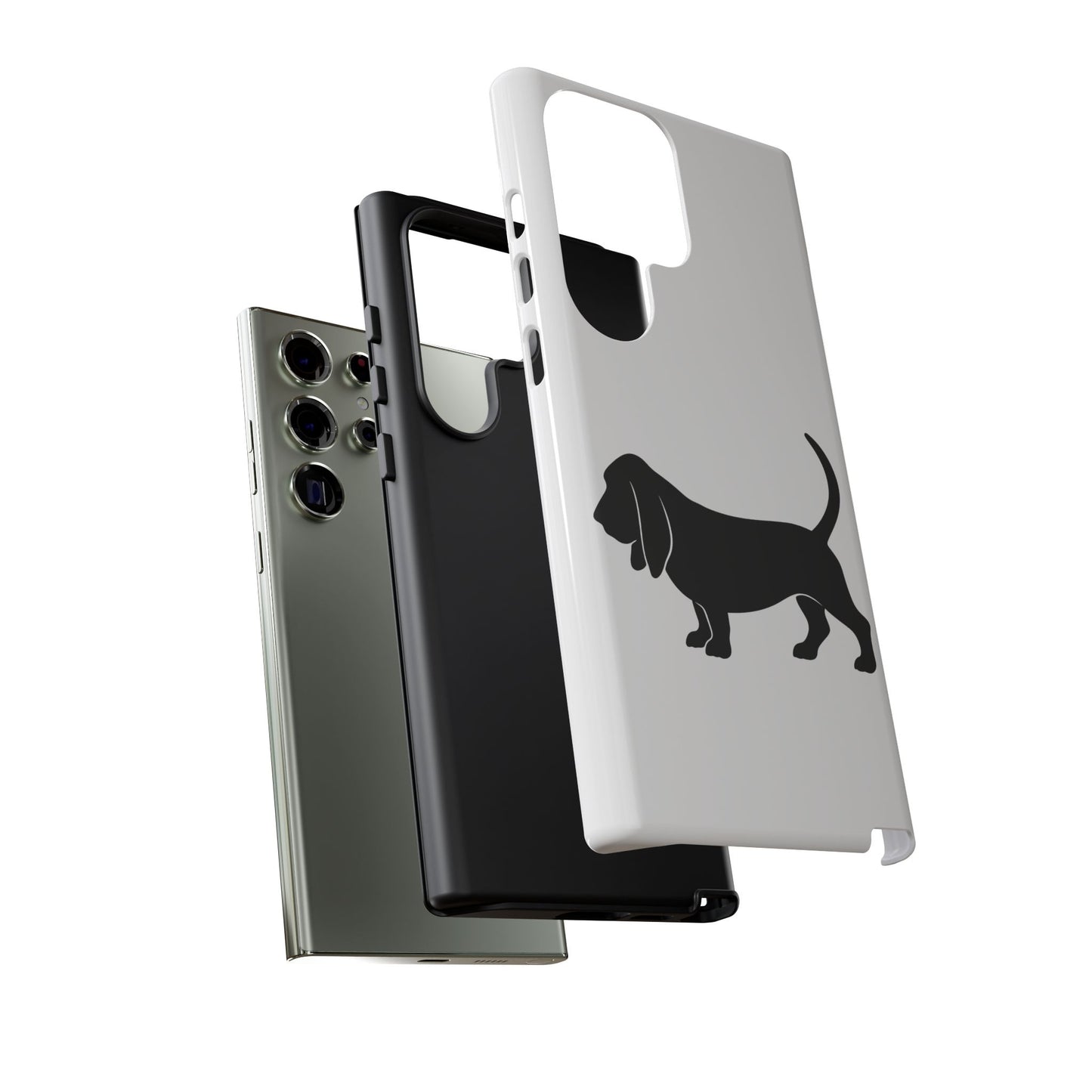 Basset Hound Silhouette Samsung Case