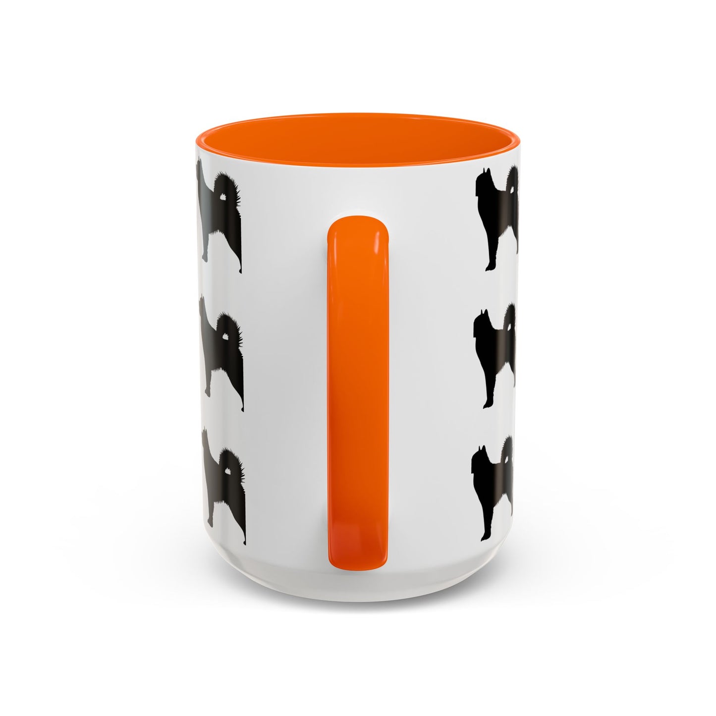 Malamute Silhouette 2-Tone Coffee Mug