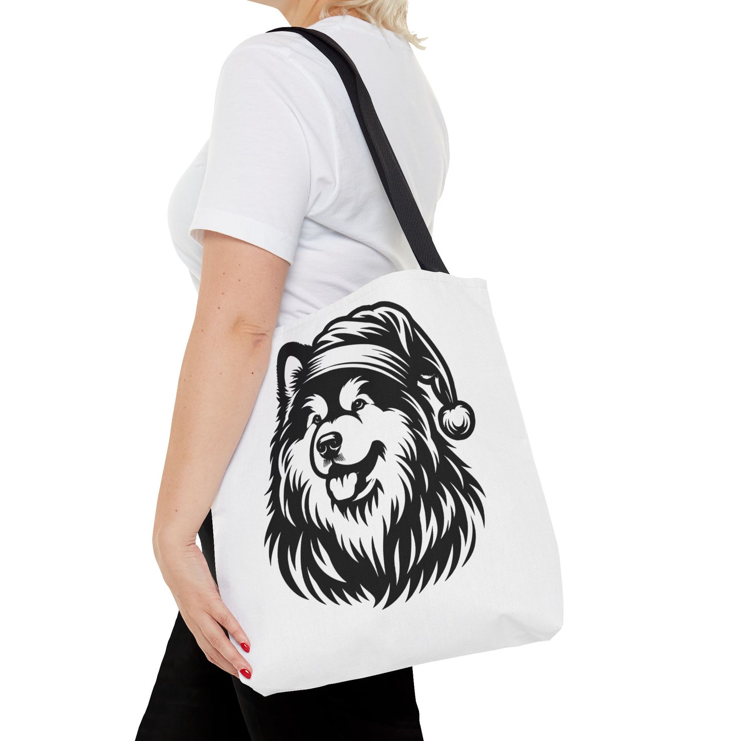 Santa Paws Malamute Tote Bag