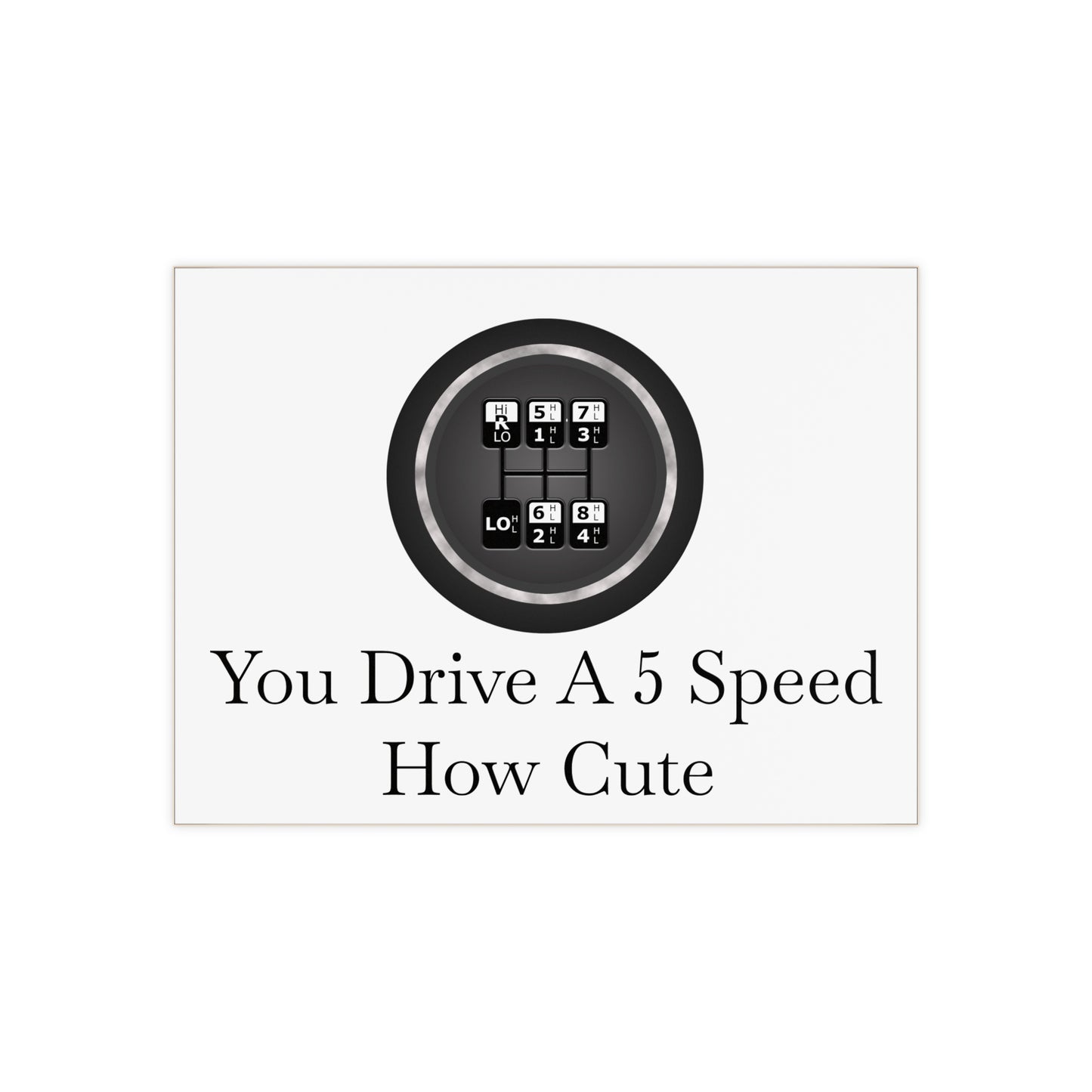 5 Speed How Cute Ceramic Photo Tile