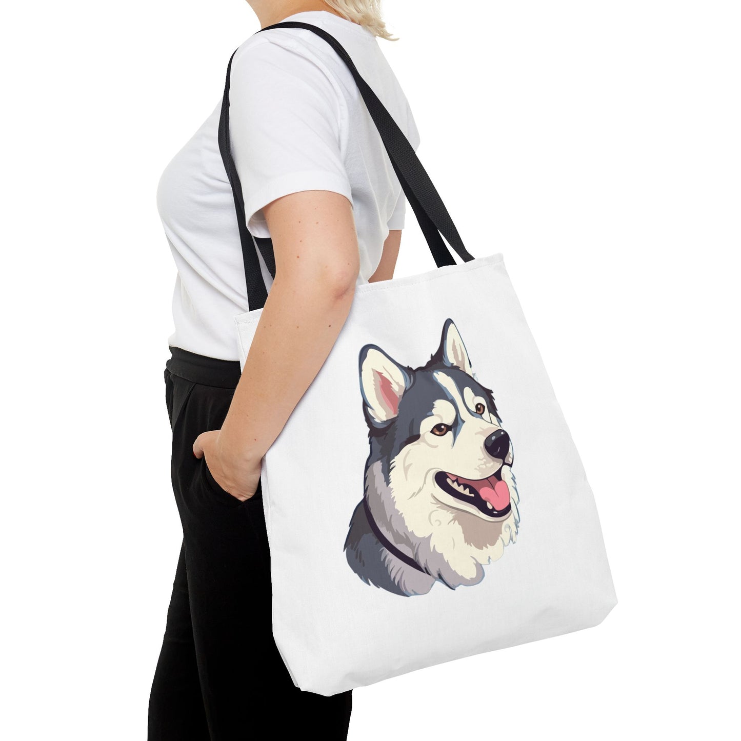 Malamute Head Tote Bag