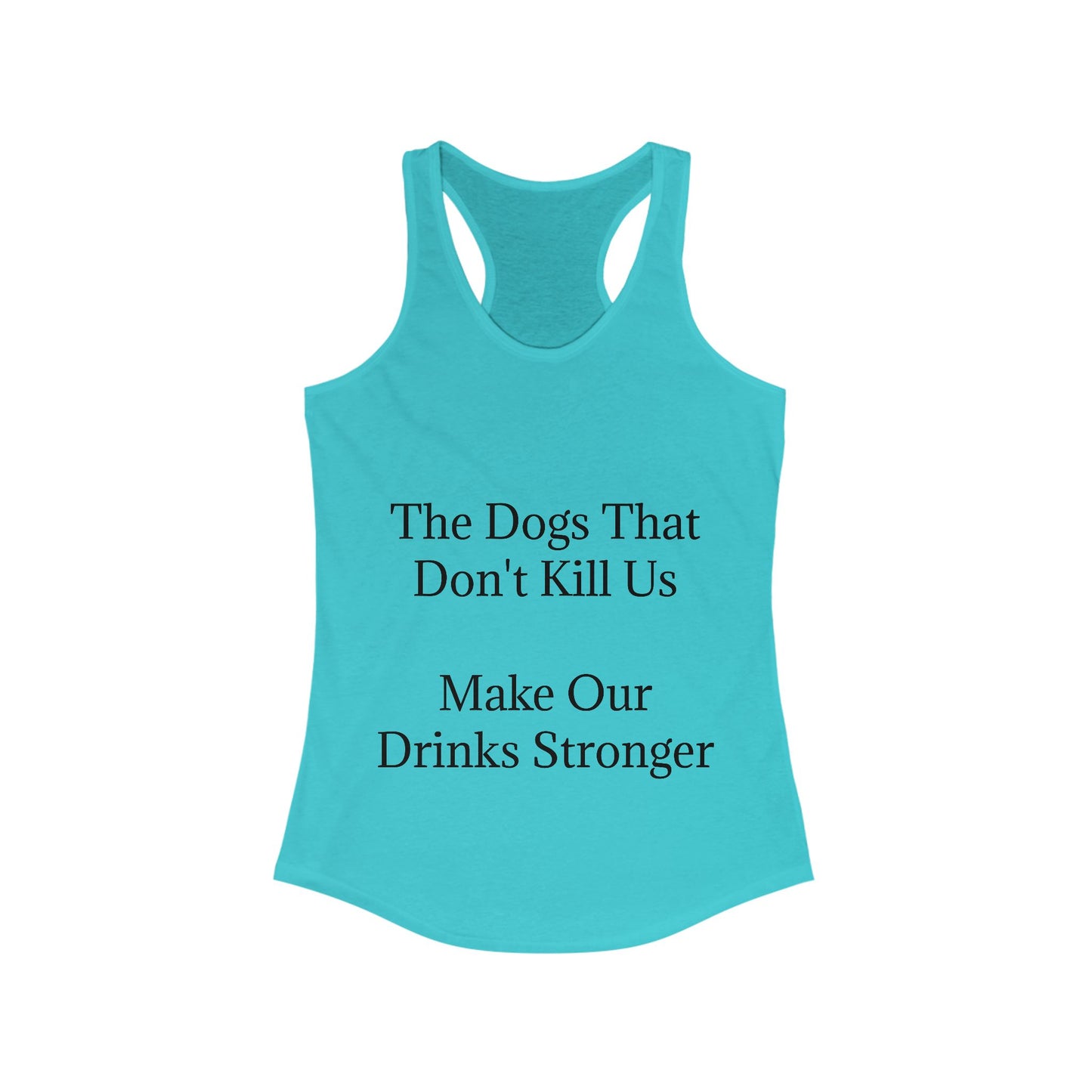 Drinks Stronger Women's Racerback Tank