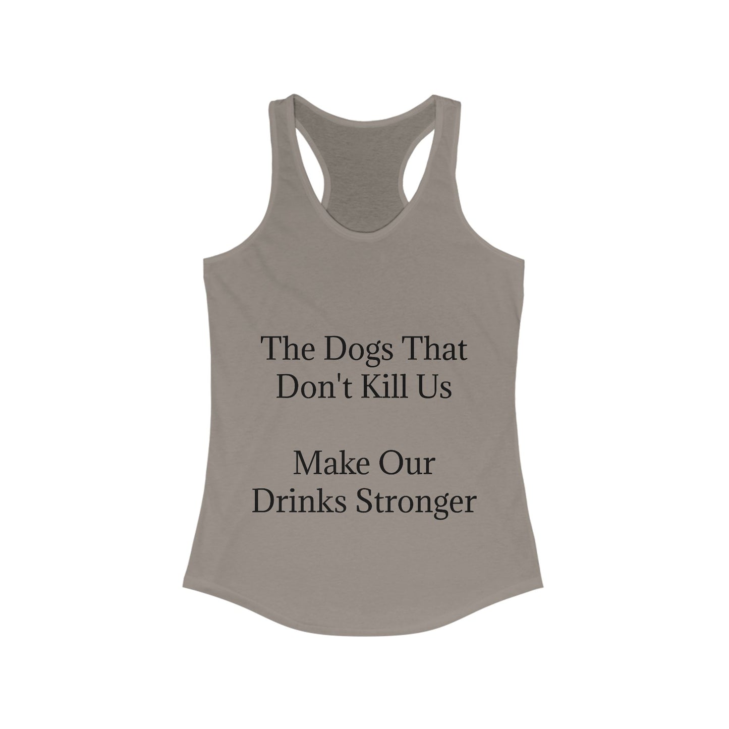 Drinks Stronger Women's Racerback Tank