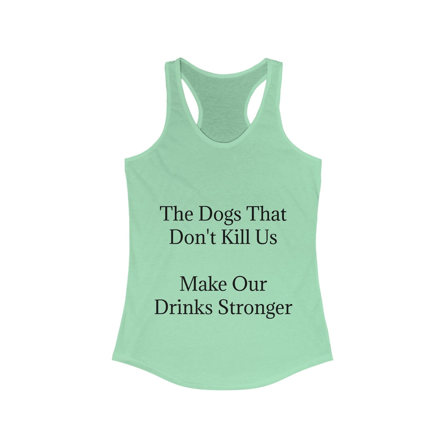 Drinks Stronger Women's Racerback Tank