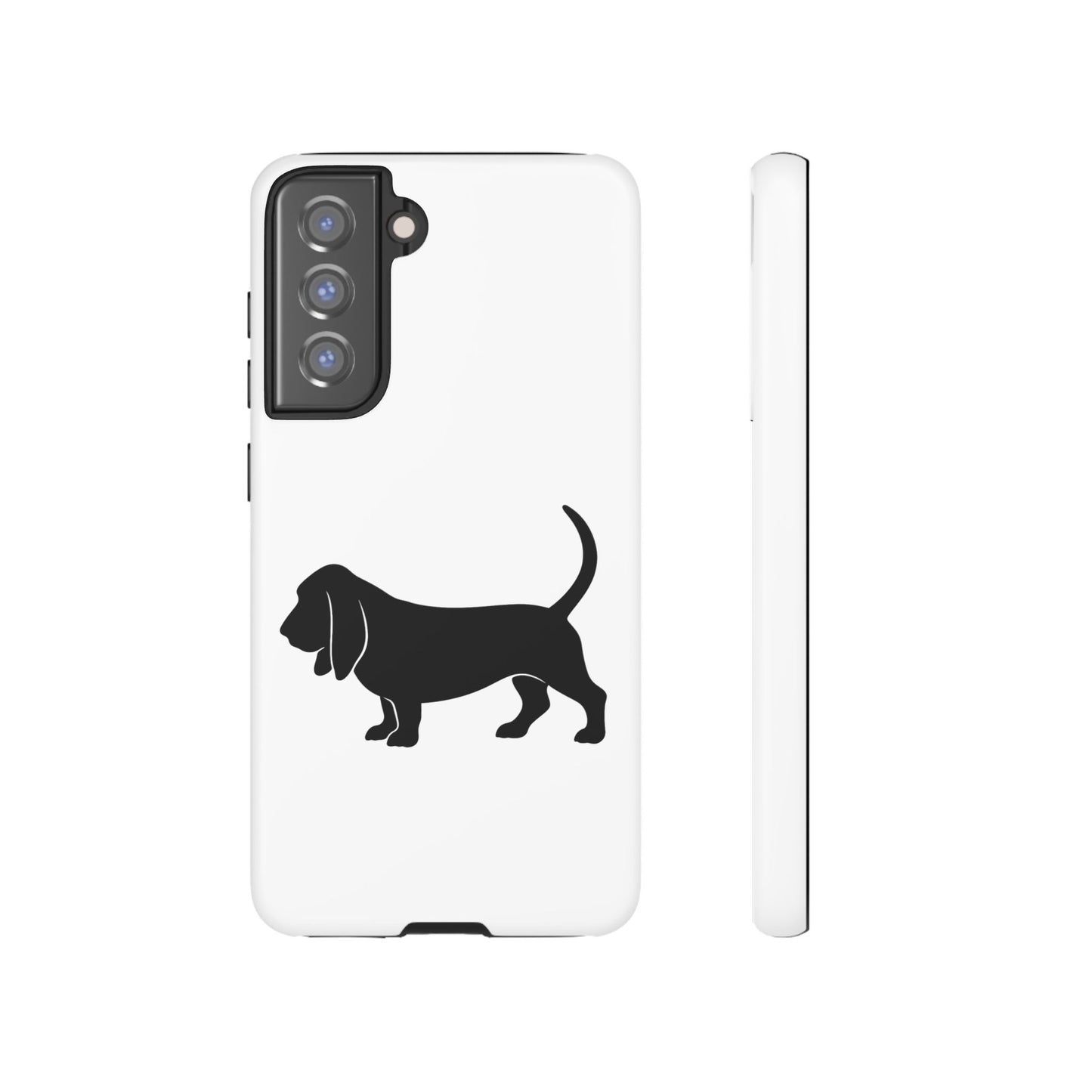 Basset Hound Silhouette Samsung Case