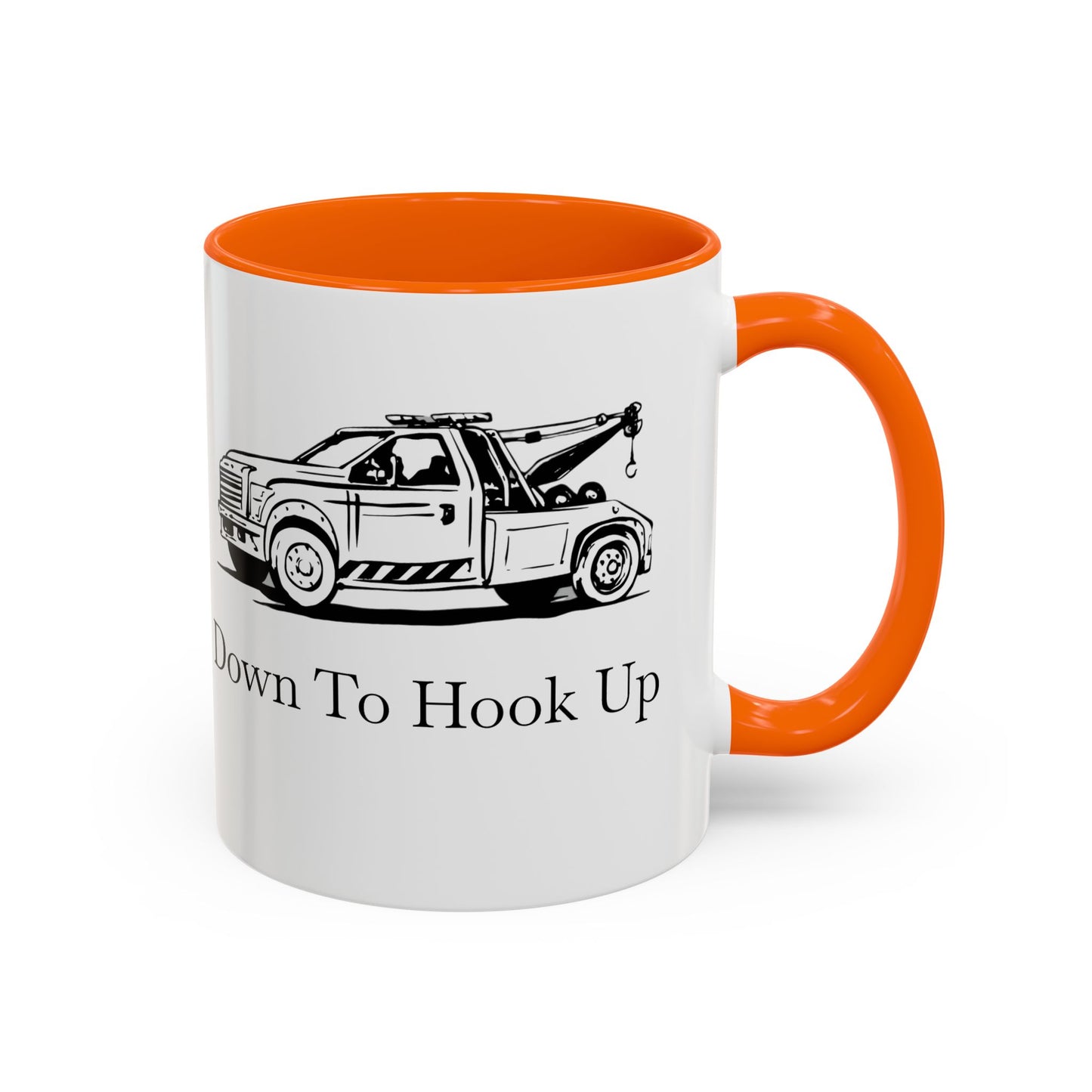 Down To Hook Up 2-Tone Coffee Mug