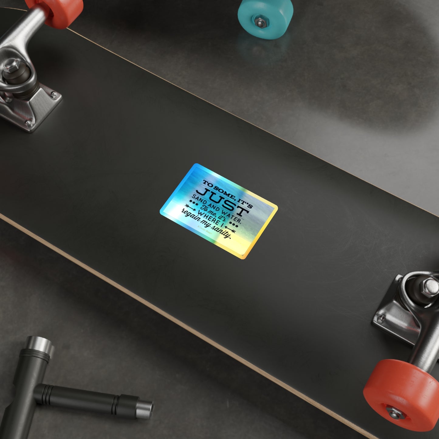 Dr. Beach Holographic Sticker