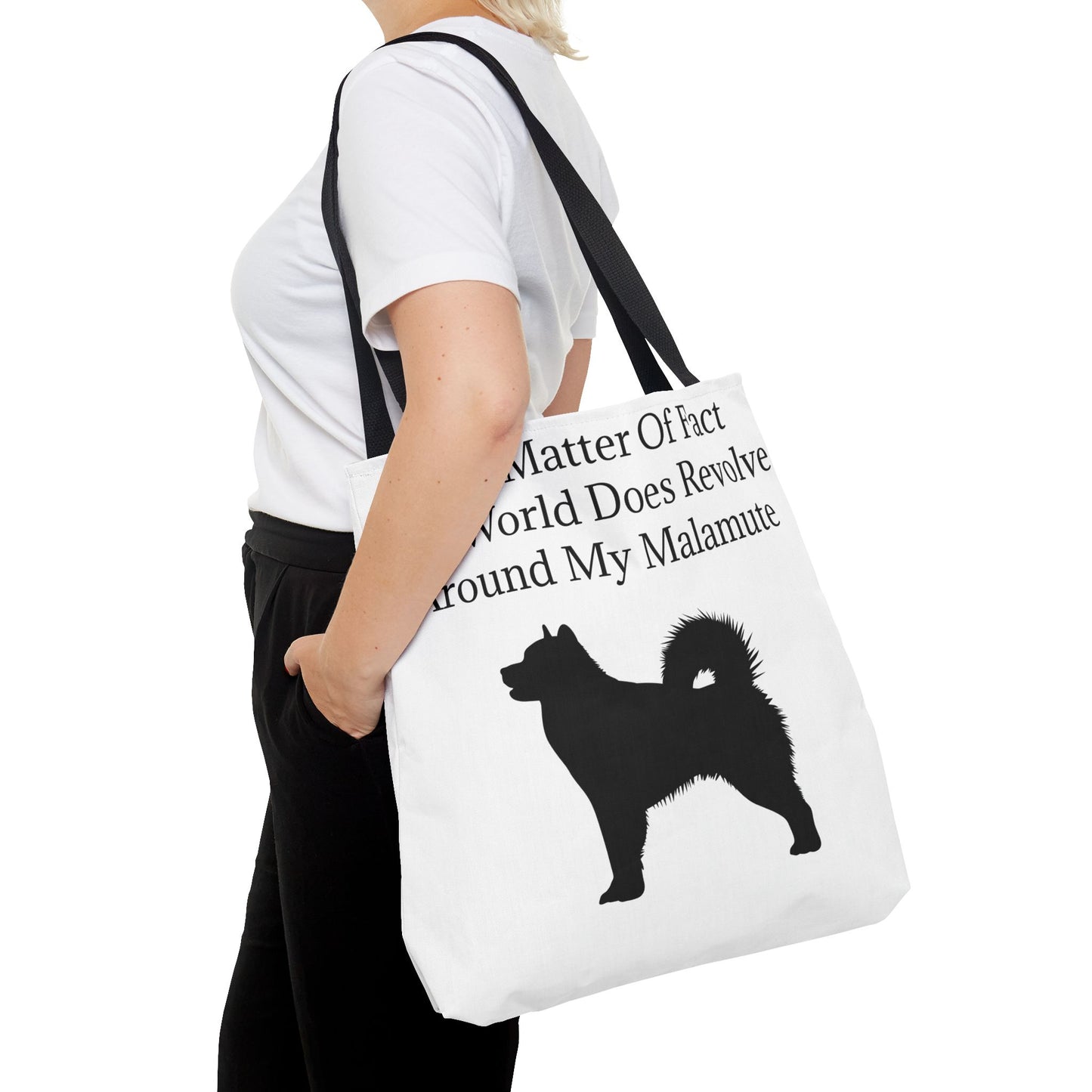 Matter Of Fact Malamute Tote Bag