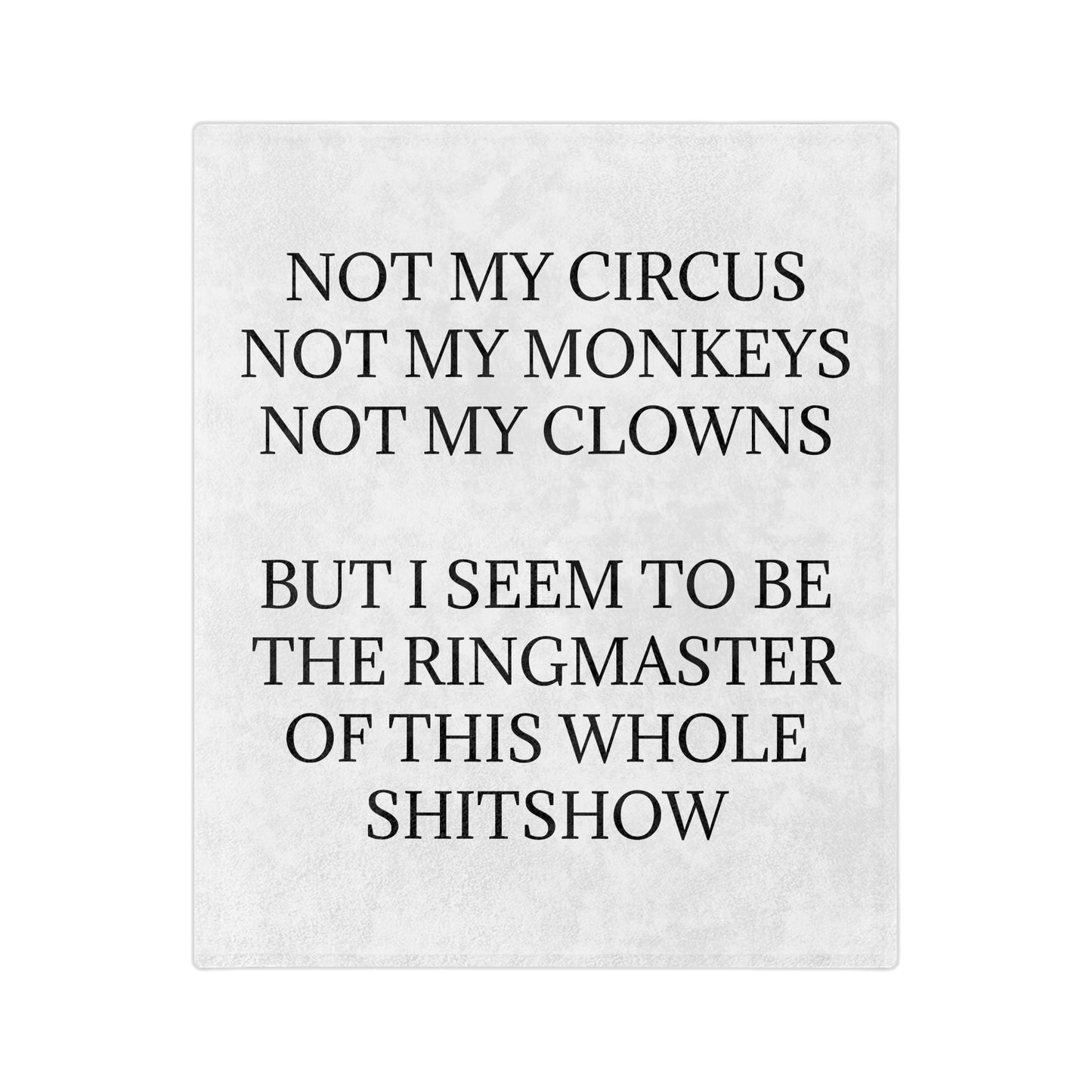 Ringmaster Velveteen Microfiber Blanket