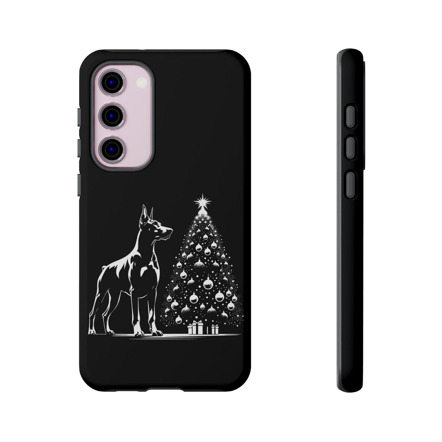 Doberman Christmas Tree Samsung Case
