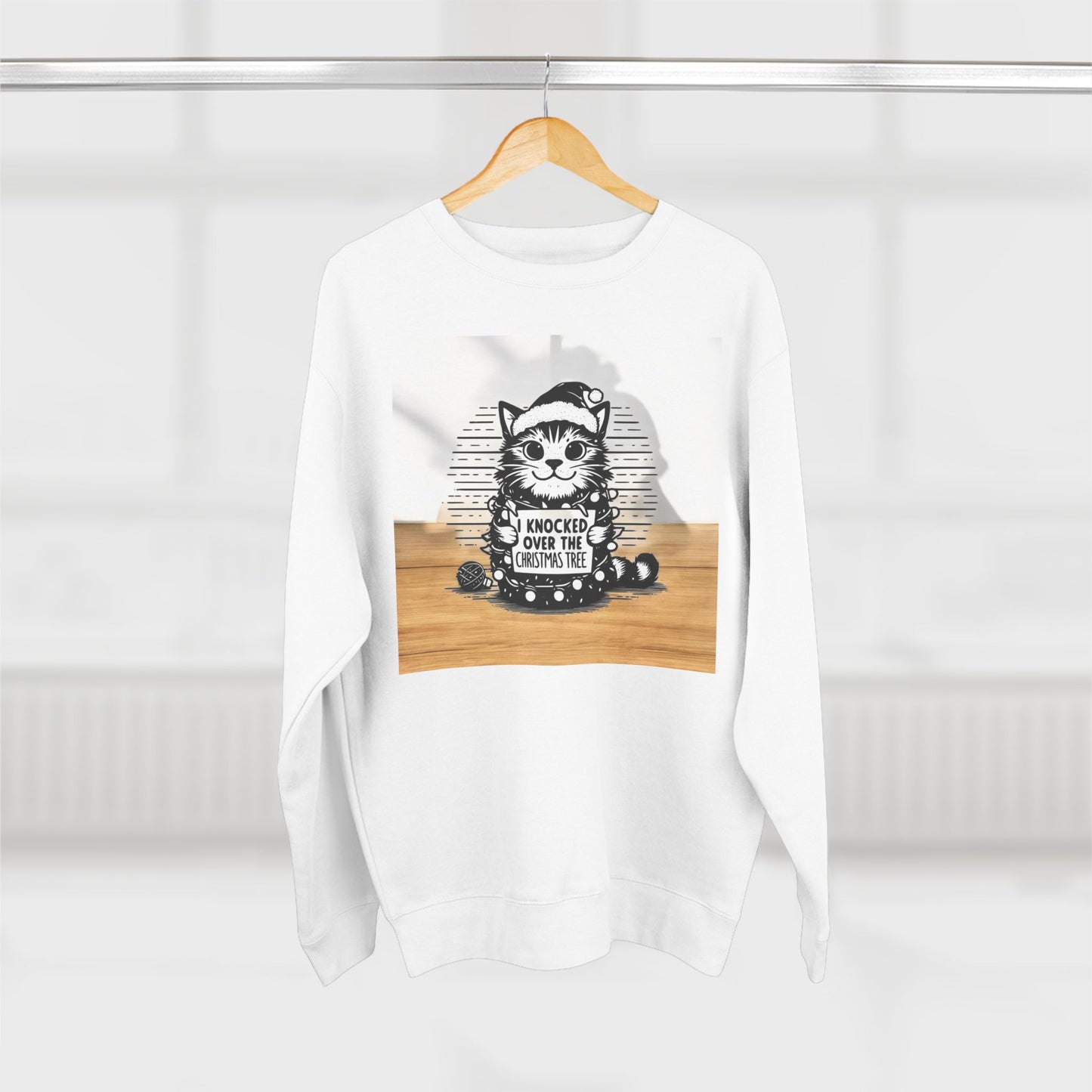 Naughty Cat Unisex Crewneck Sweatshirt