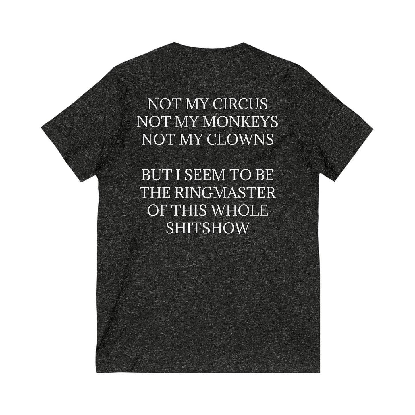 Ringmaster Unisex Short Sleeve V-Neck Tee