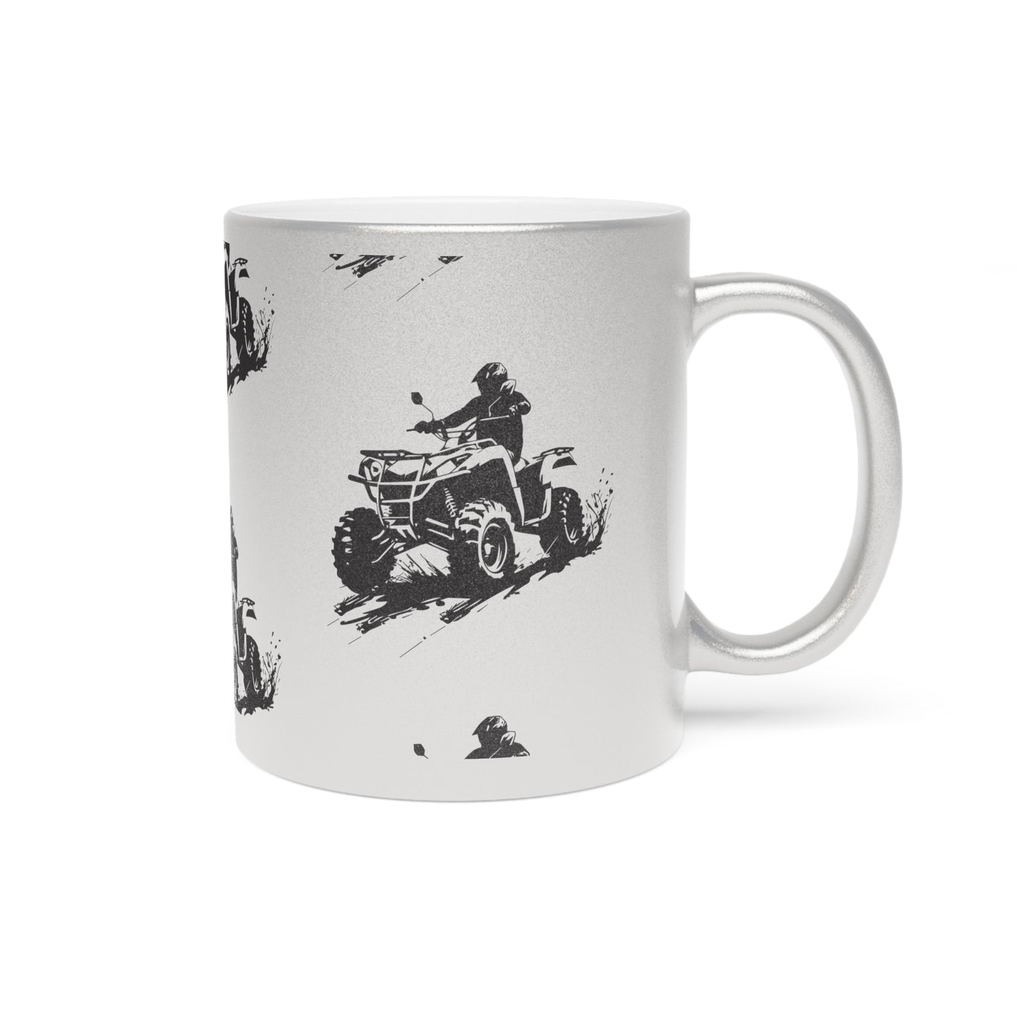 Slingin' Mud Quad Metallic Coffee Mug