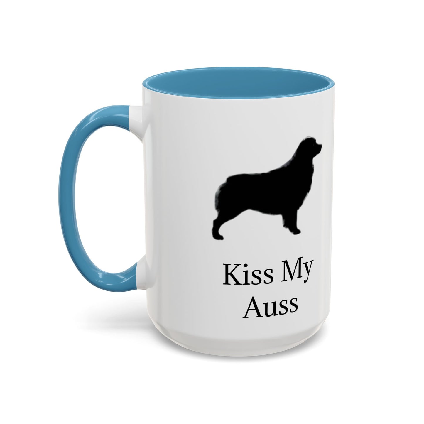 Kiss My Auss 2-Tone Coffee Mug