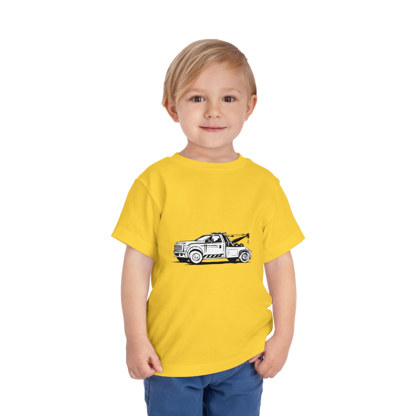 Wheel Lift Tow Truck Toddler Unisex Short Sleeve Crewneck Tee