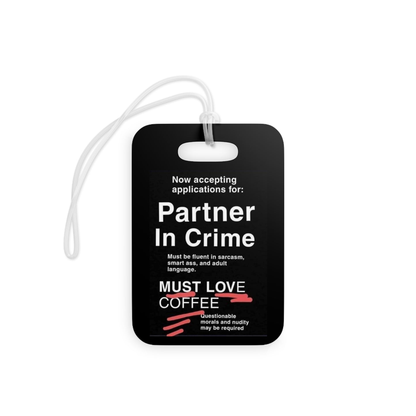 Partner In Crime Luggage Tag