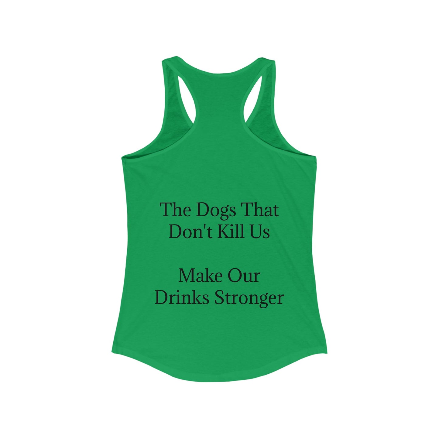 Drinks Stronger Women's Racerback Tank