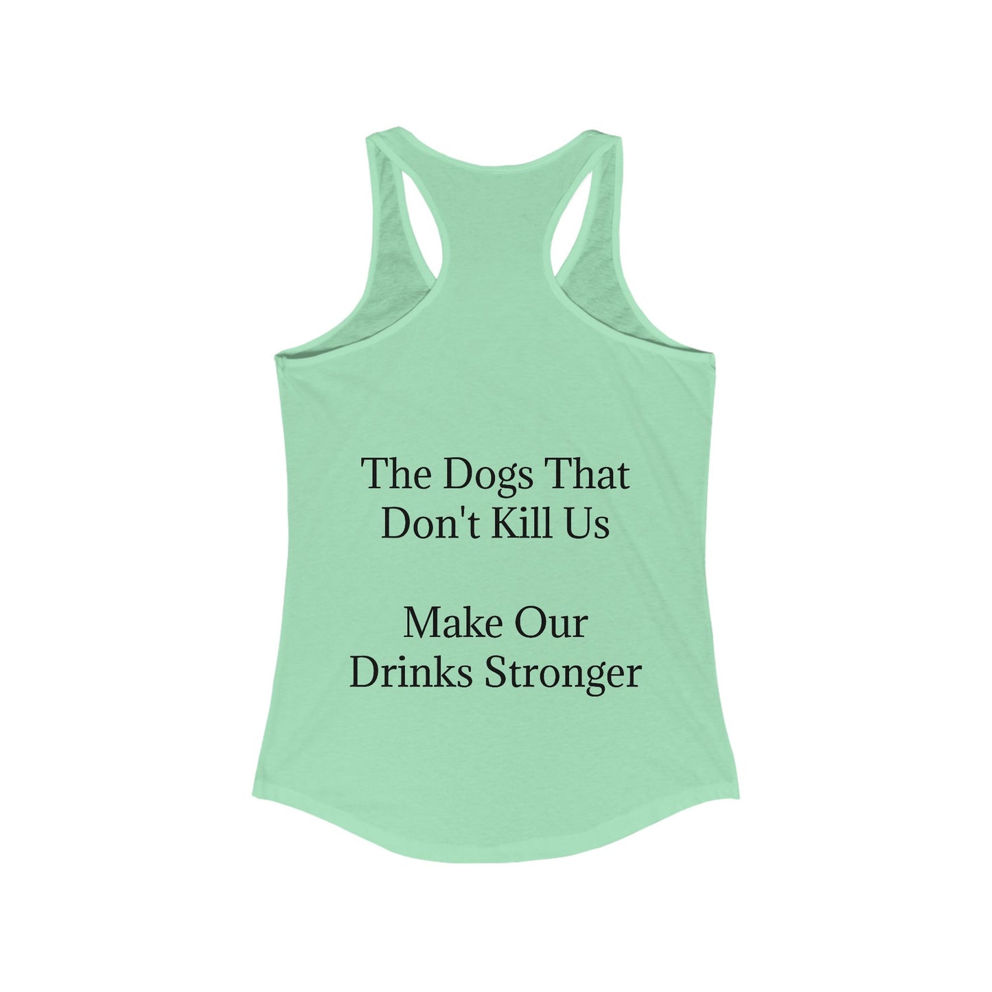 Drinks Stronger Women's Racerback Tank