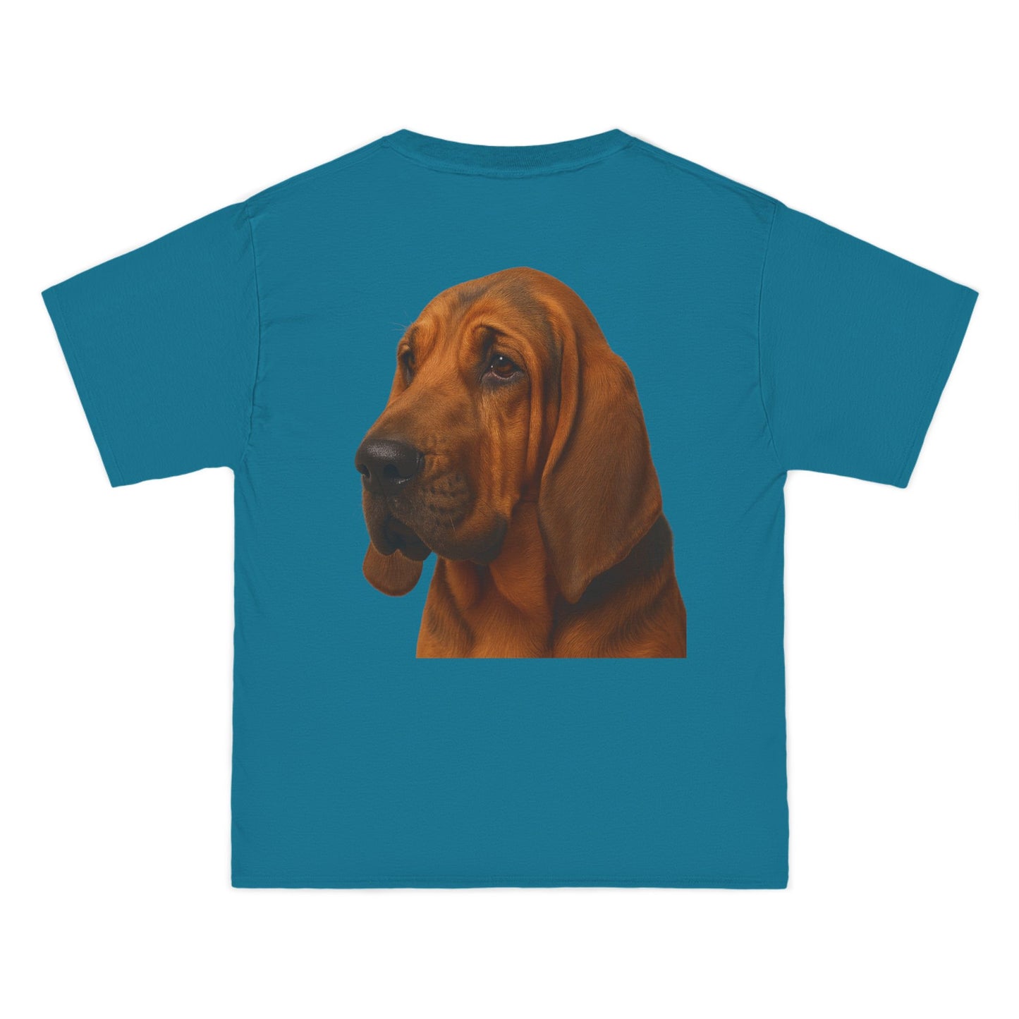 Bloodhound Head Men's Short-Sleeve Crewneck Tee