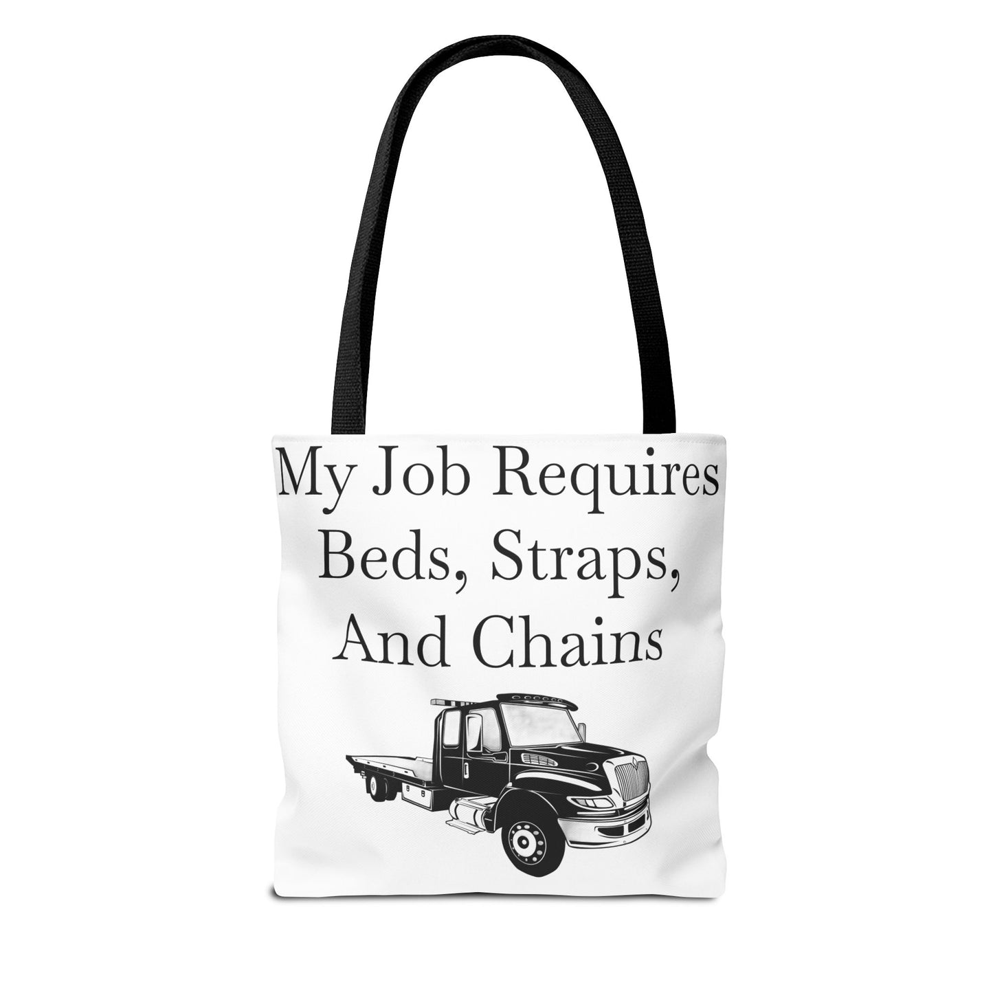 Beds, Straps, And Chains Tote Bag