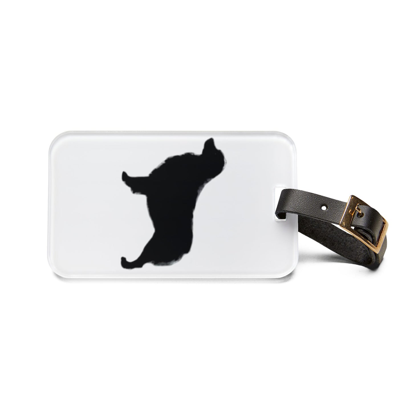 Aussie Silhouette Leather Strap Luggage Tag