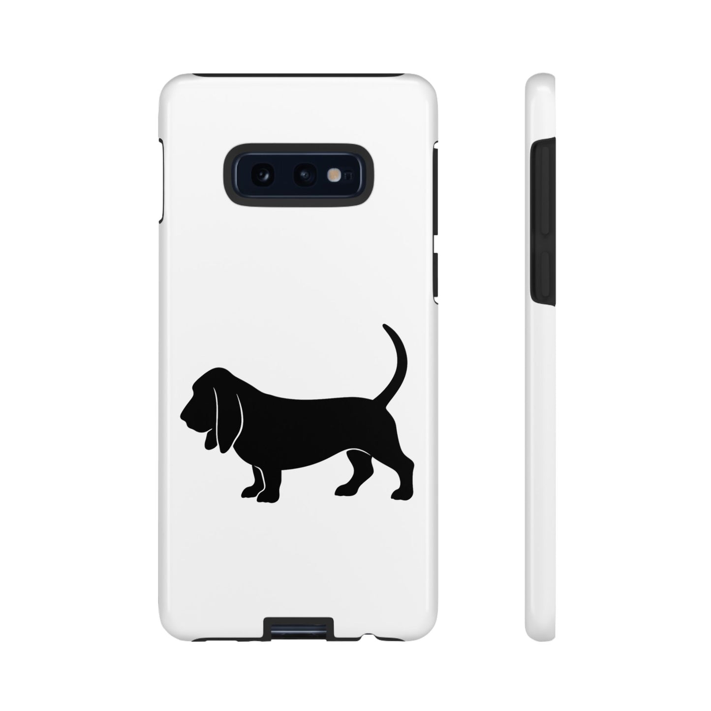 Basset Hound Silhouette Samsung Case