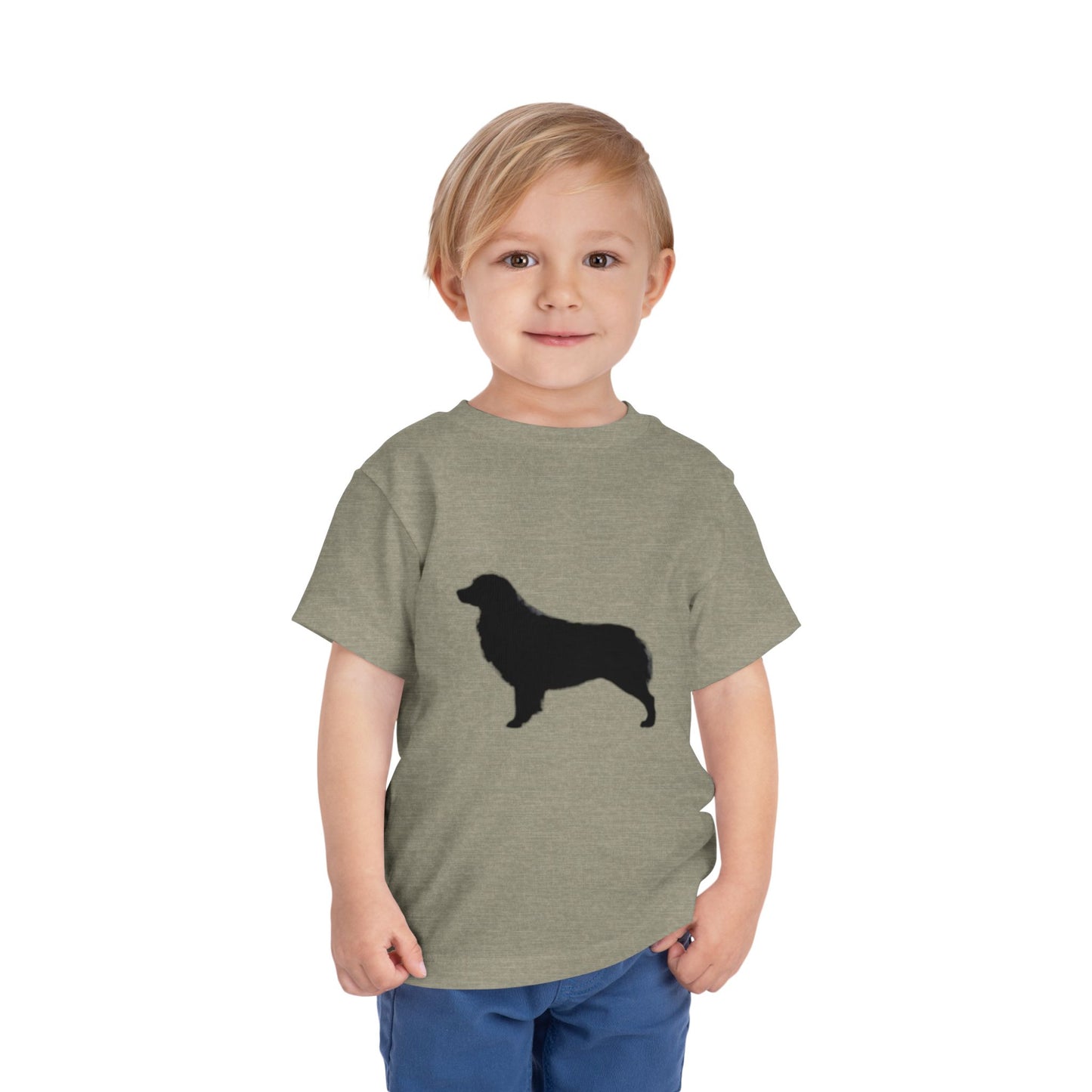 Aussie Silhouette Toddler Unisex Short Sleeve Crewneck Tee