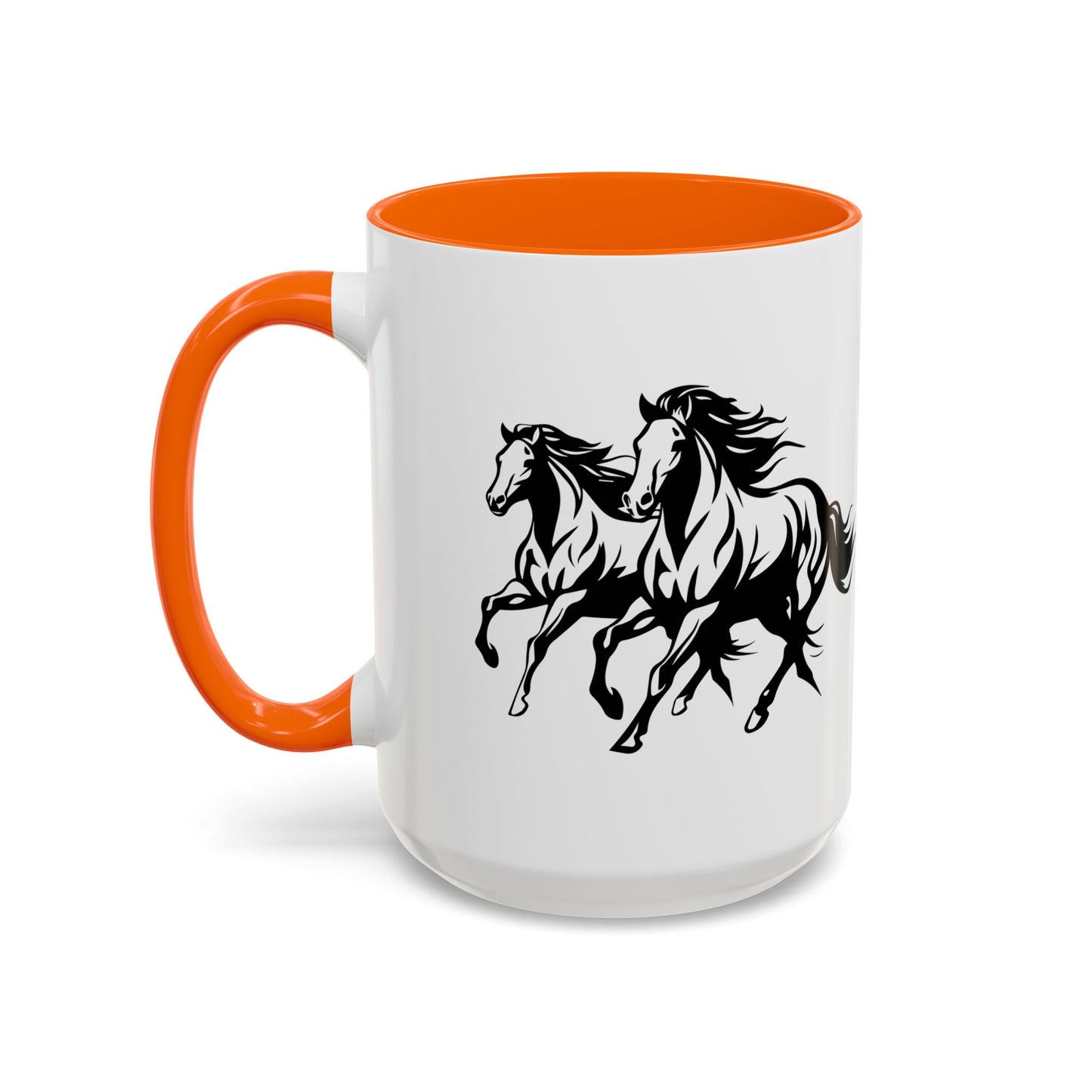 Horsin' Around 2-Tone Coffee Mug