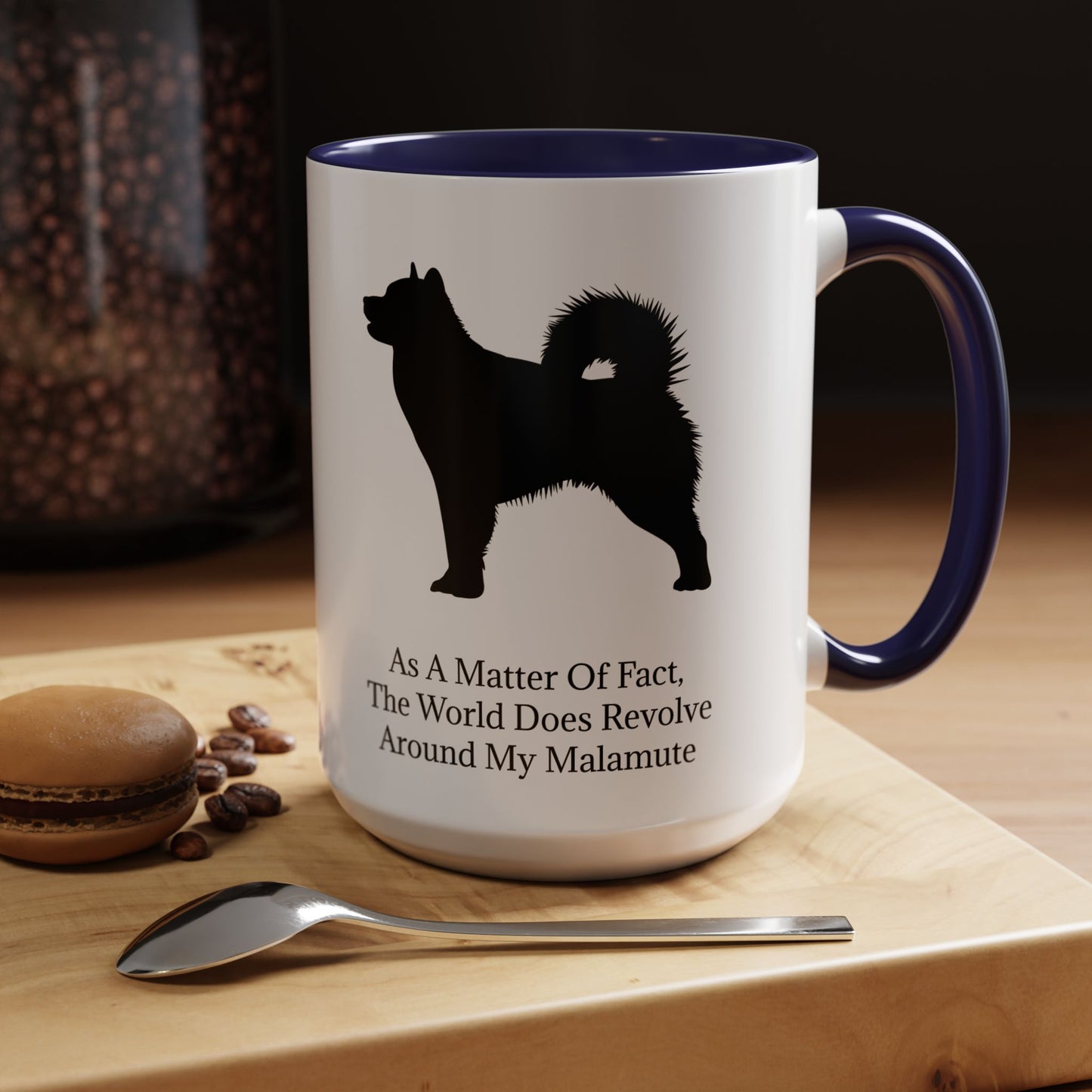 Matter Of Fact Malamute 2-Tone Coffee Mug