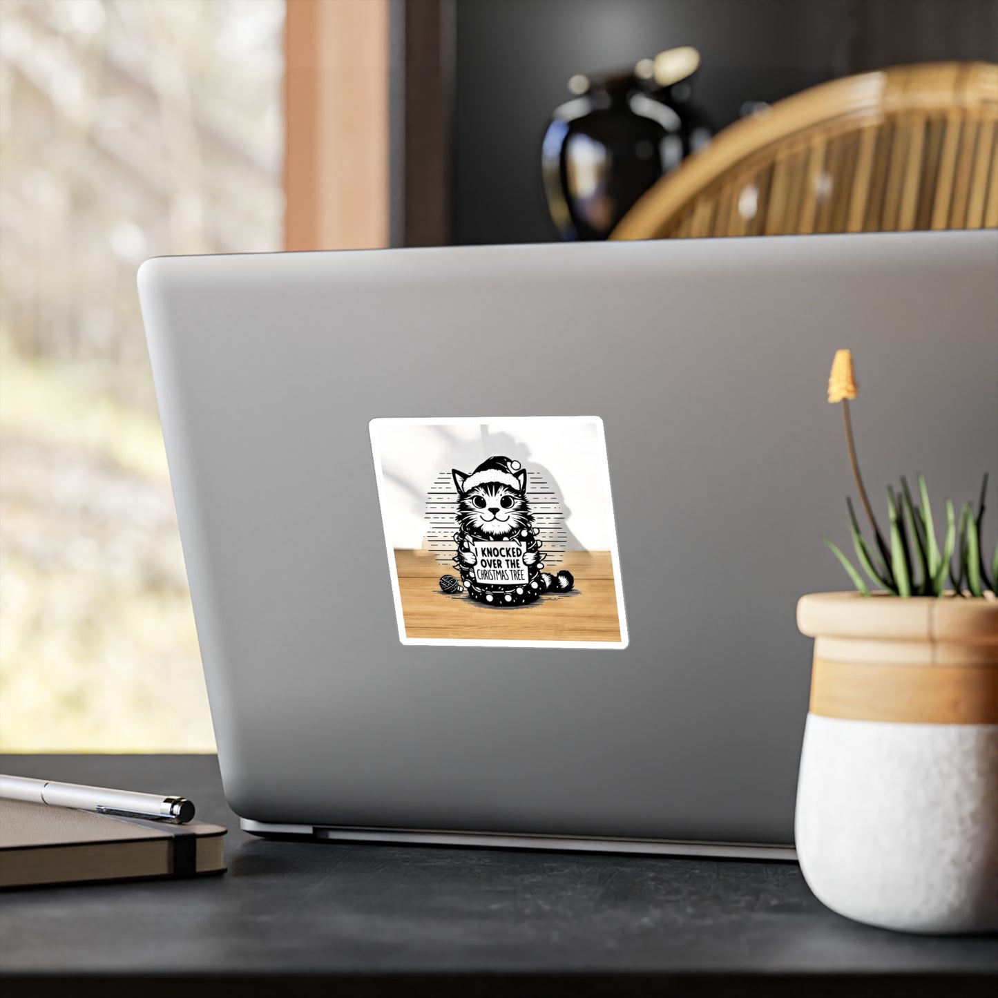 Naughty Cat Vinyl Decal