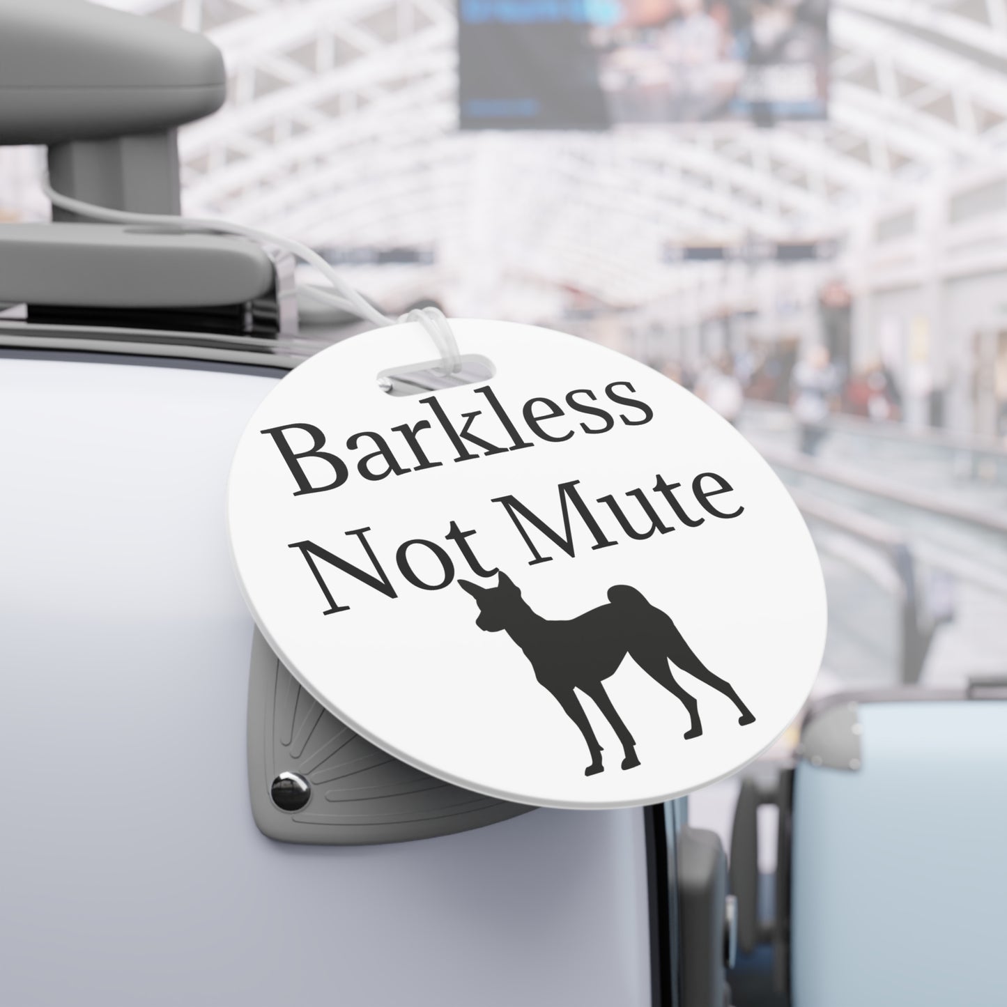 Barkless Not Mute Luggage Tag