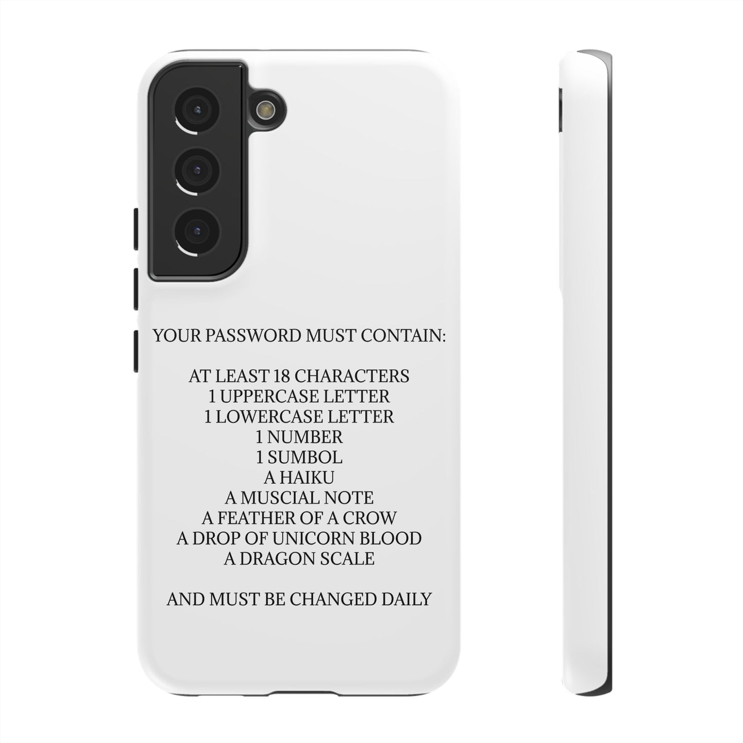 Password Samsung Case