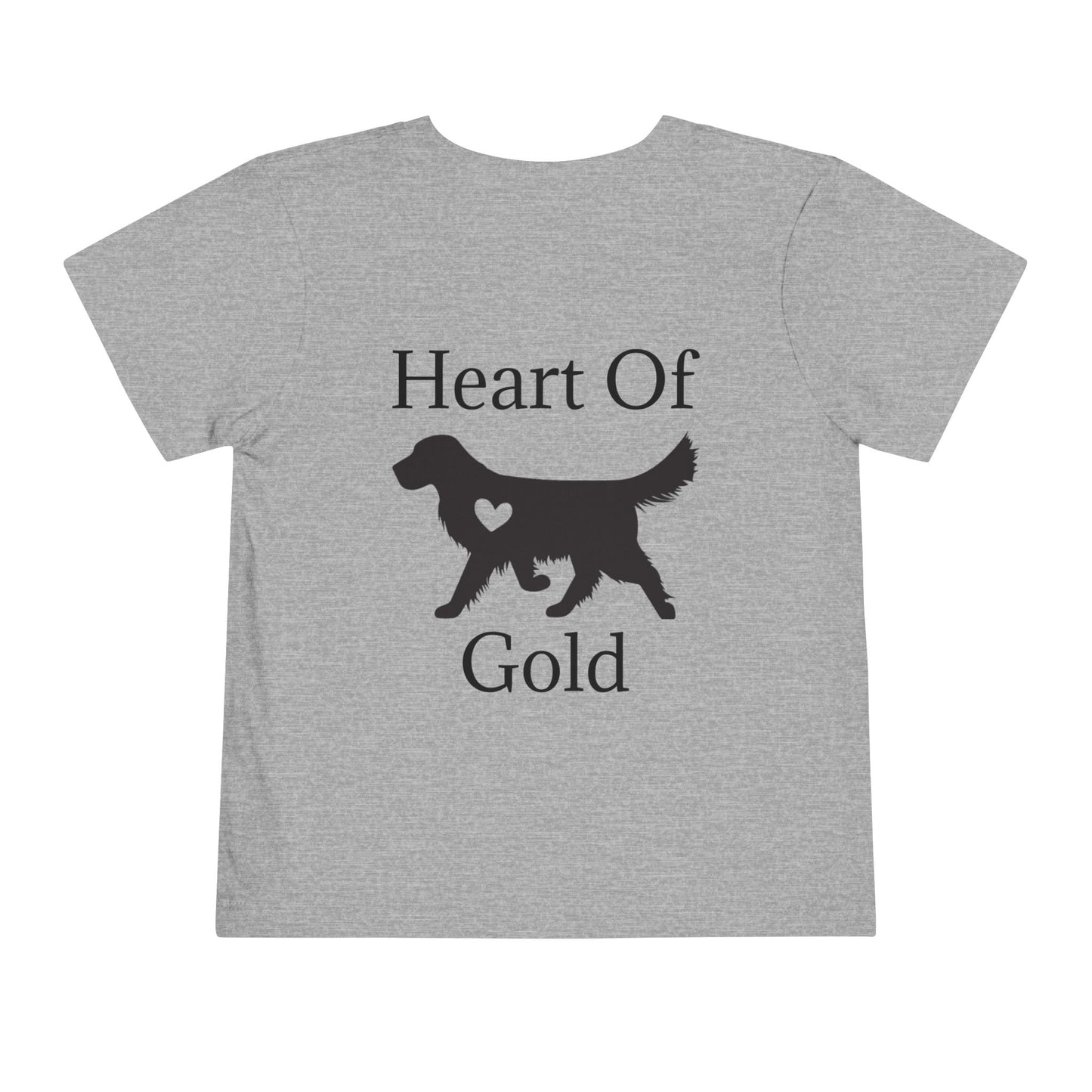 Heart Of Gold Toddler Unisex Short Sleeve Crewneck Tee