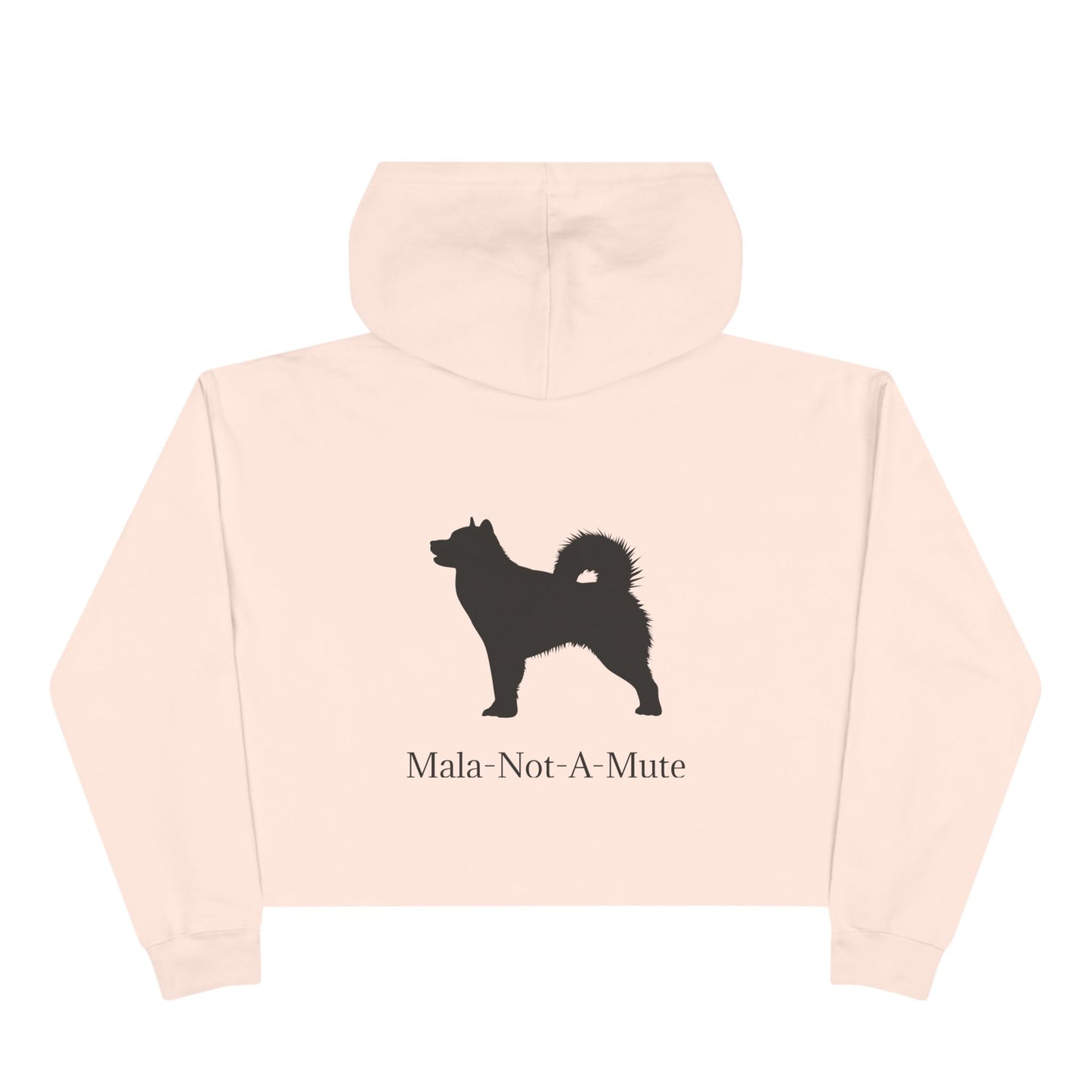 Mala-Not-A-Mute Women's Crop Hoodie