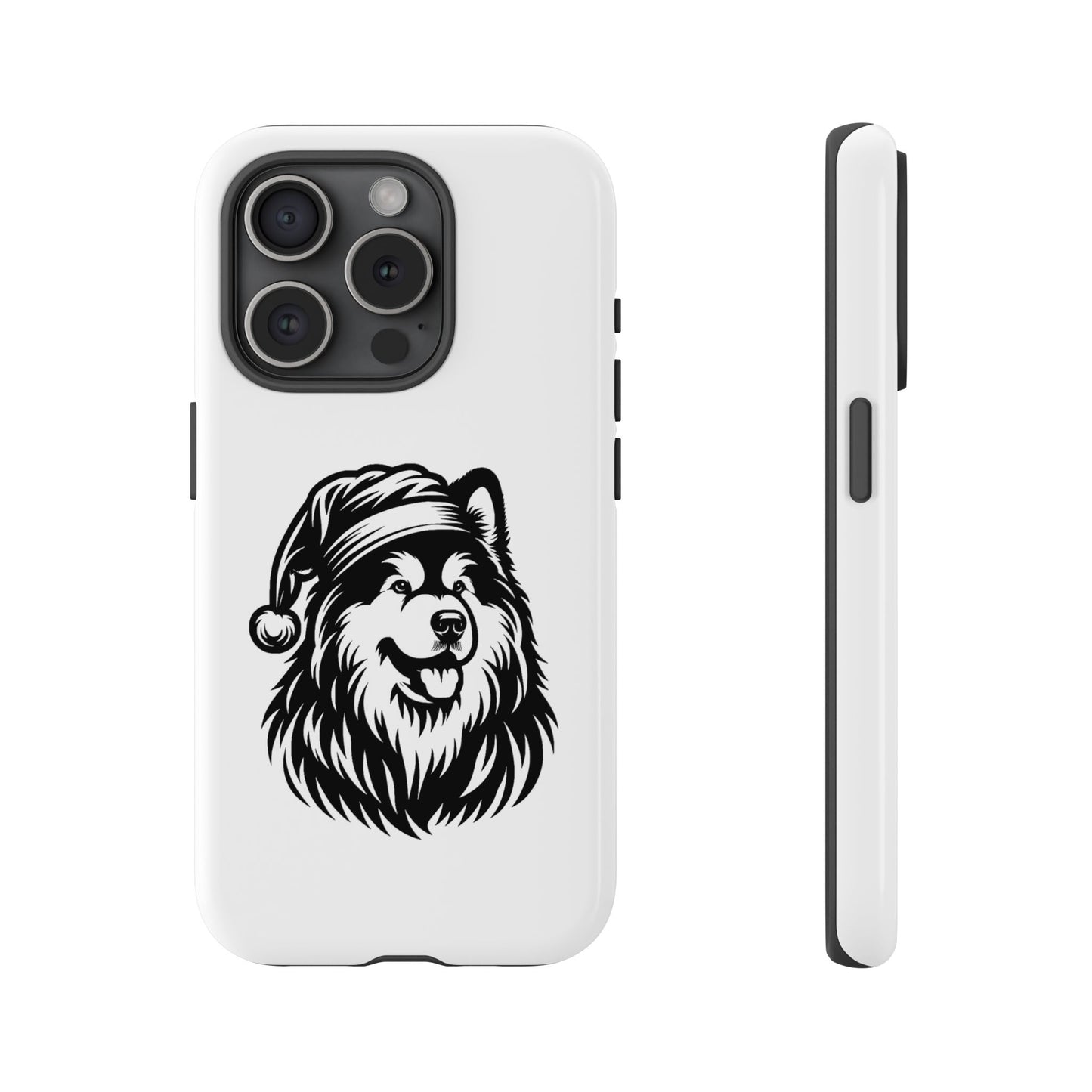 Santa Paws Malamute iPhone Case