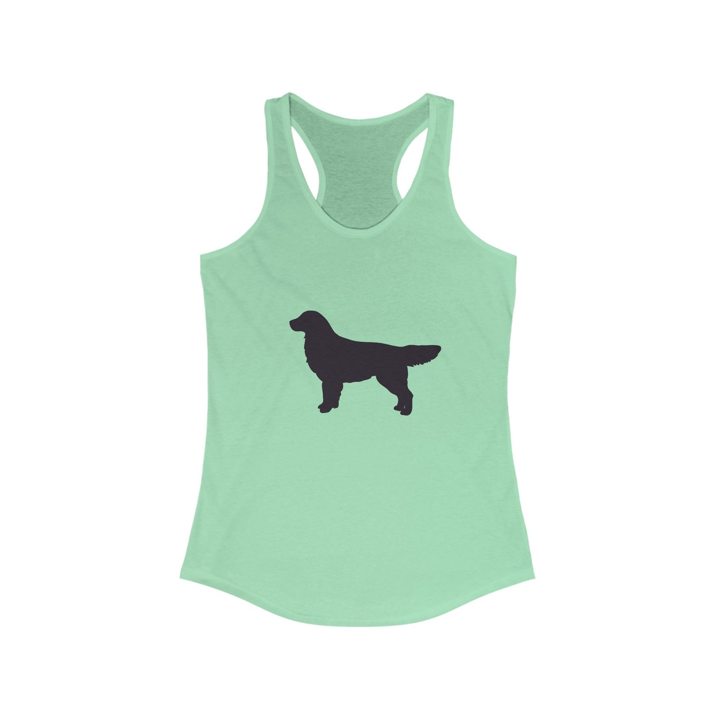 Golden Silhouette Women's Racerback Tank