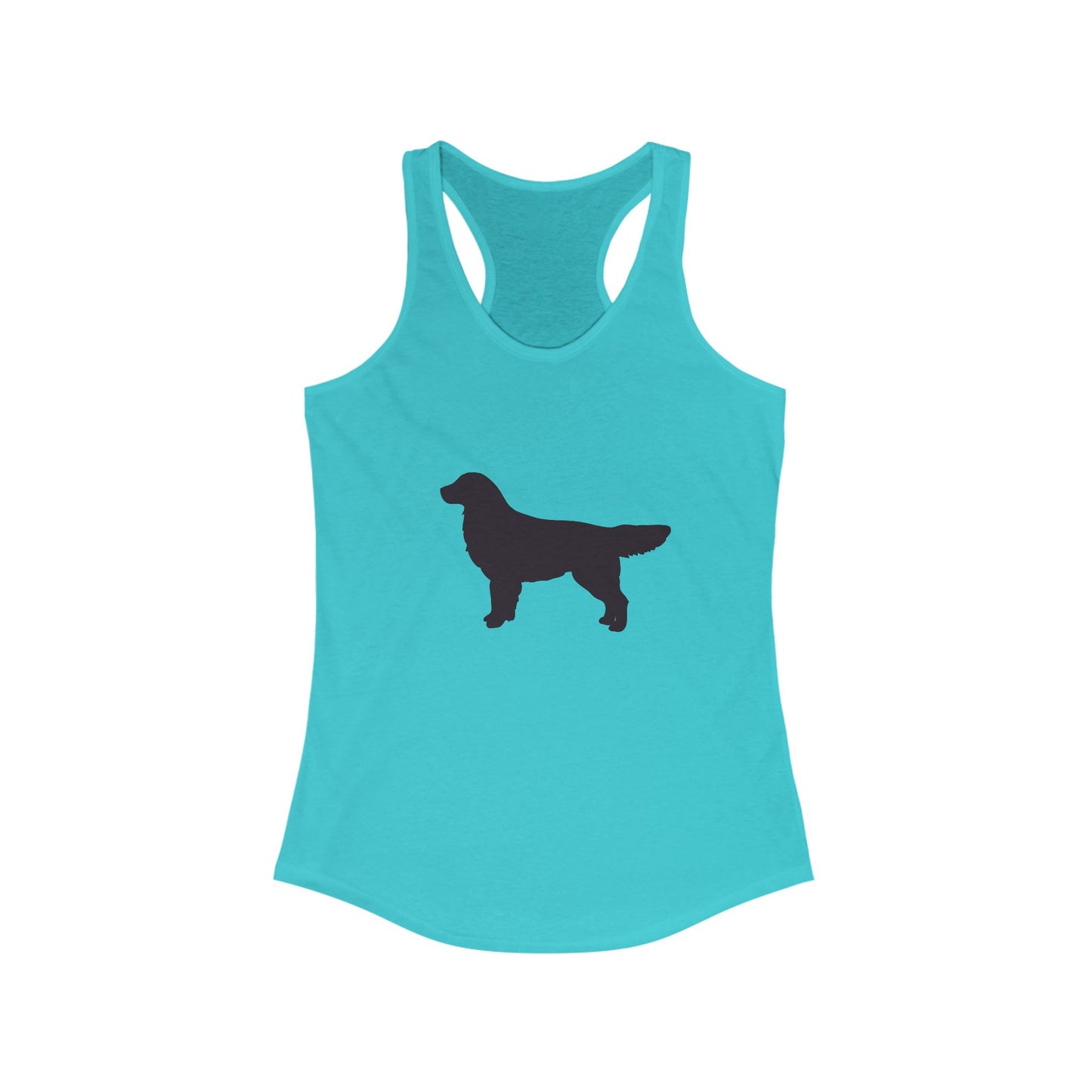 Golden Silhouette Women's Racerback Tank