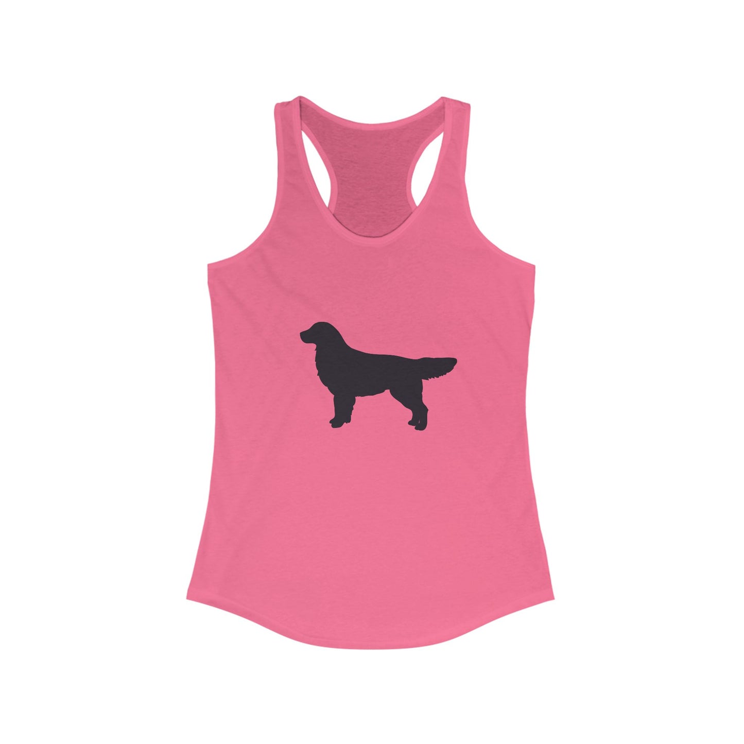 Golden Silhouette Women's Racerback Tank