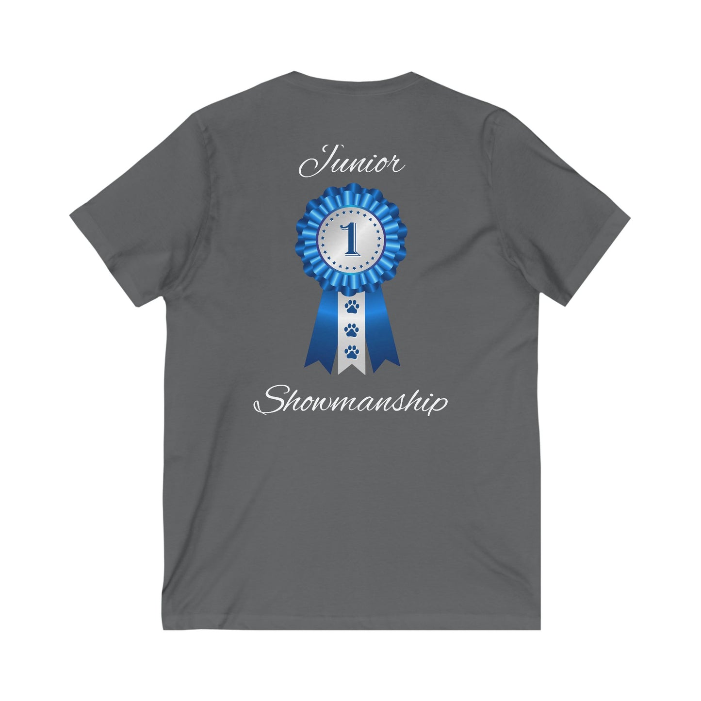 Junior Showmanship Unisex Short Sleeve V-Neck Tee