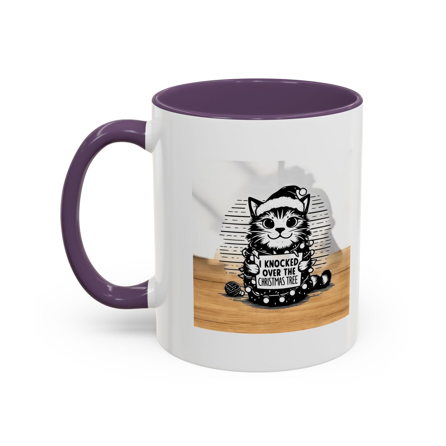 Naughty Cat 2-Tone Coffee Mug