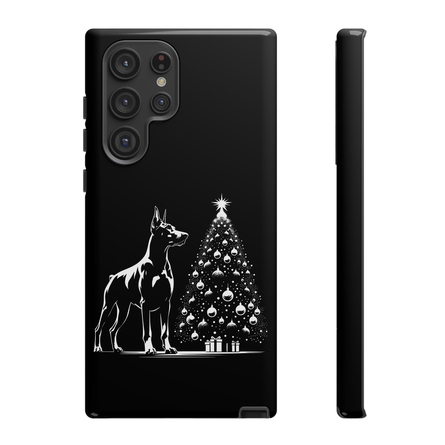 Doberman Christmas Tree Samsung Case