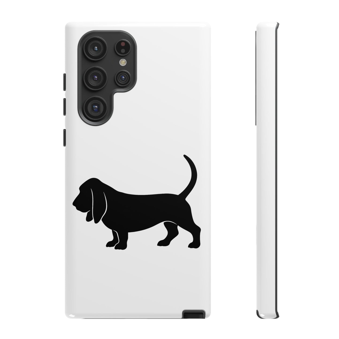Basset Hound Silhouette Samsung Case