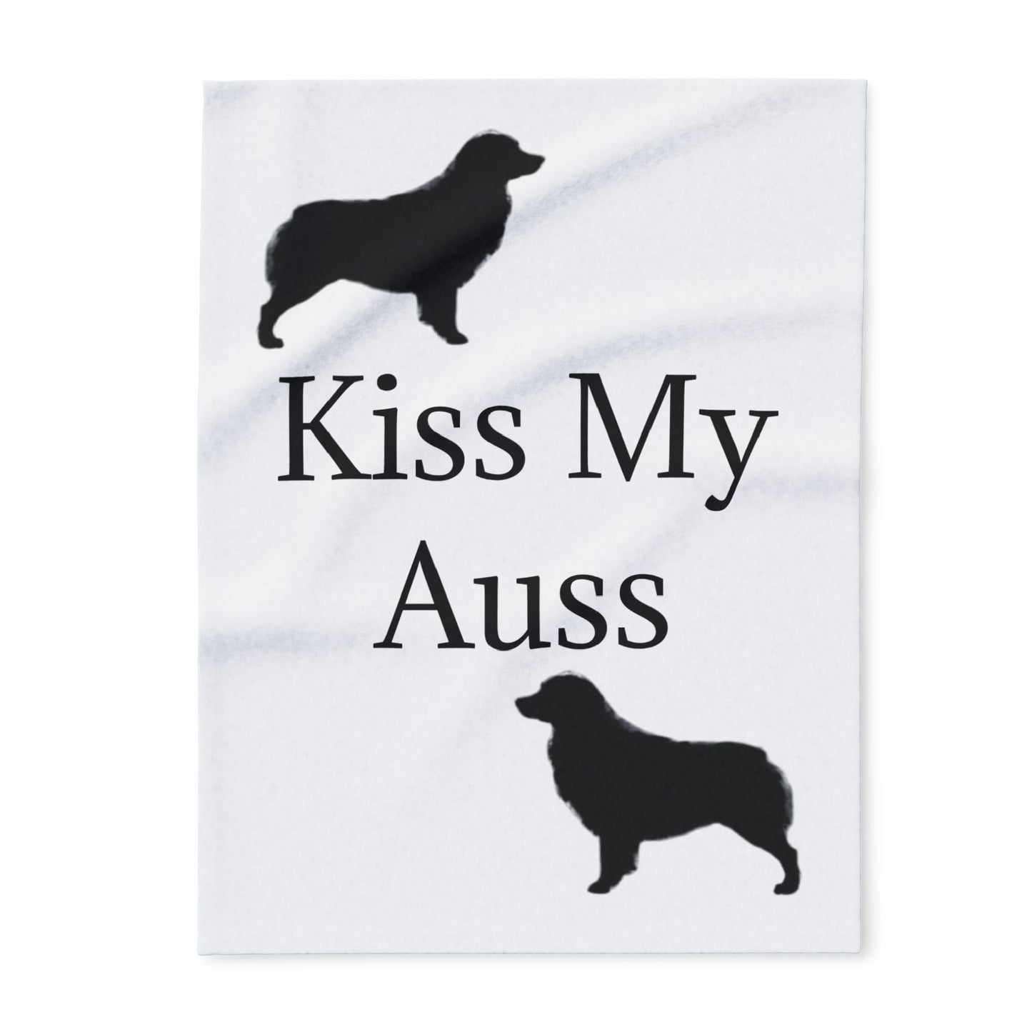 Kiss My Auss Arctic Fleece Blanket
