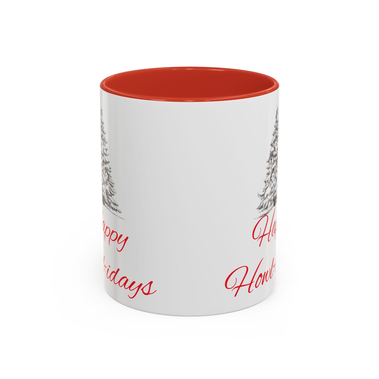 Happy Howl-idays 2-Tone Coffee Mug