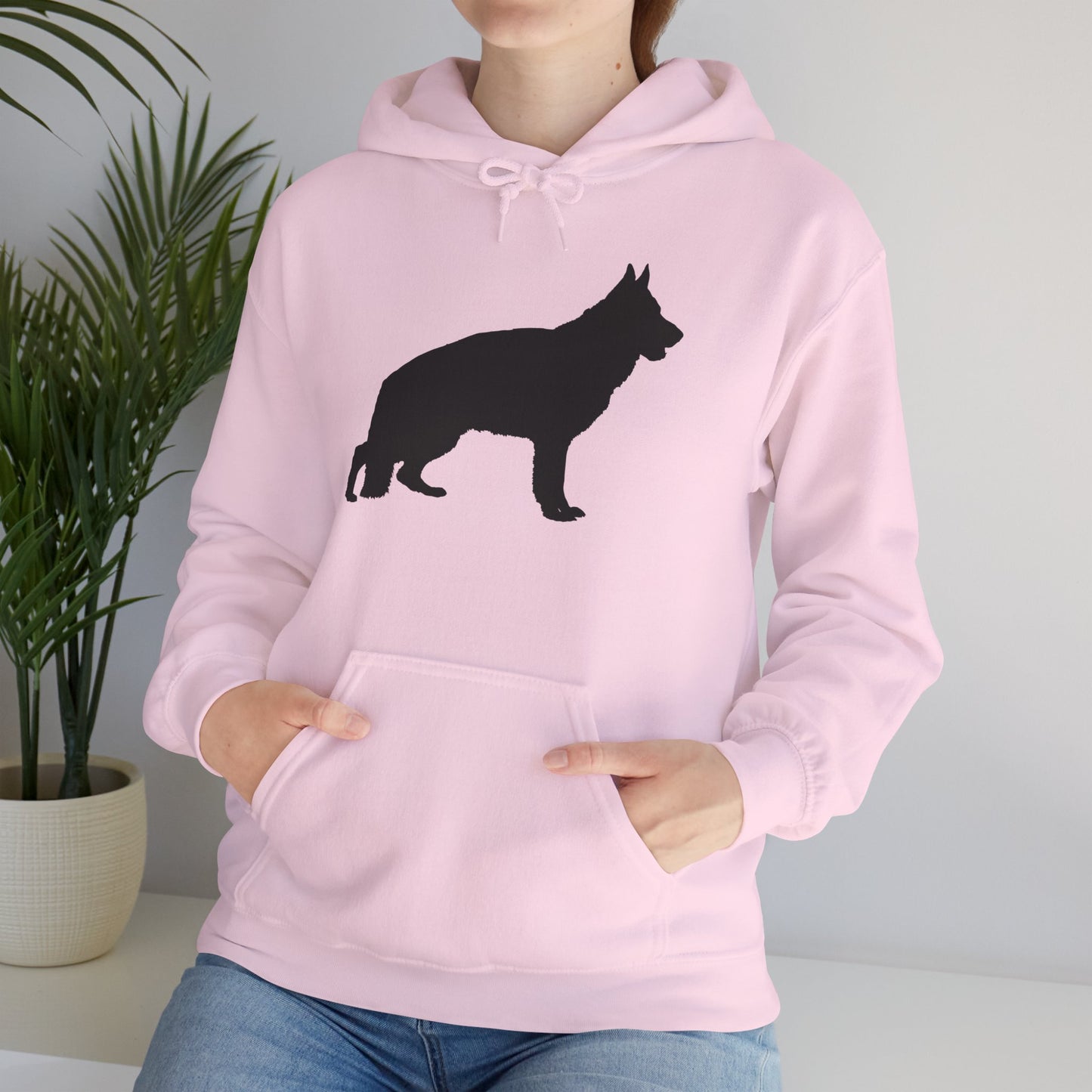 German Shepherd Silhouette Unisex Hoodie