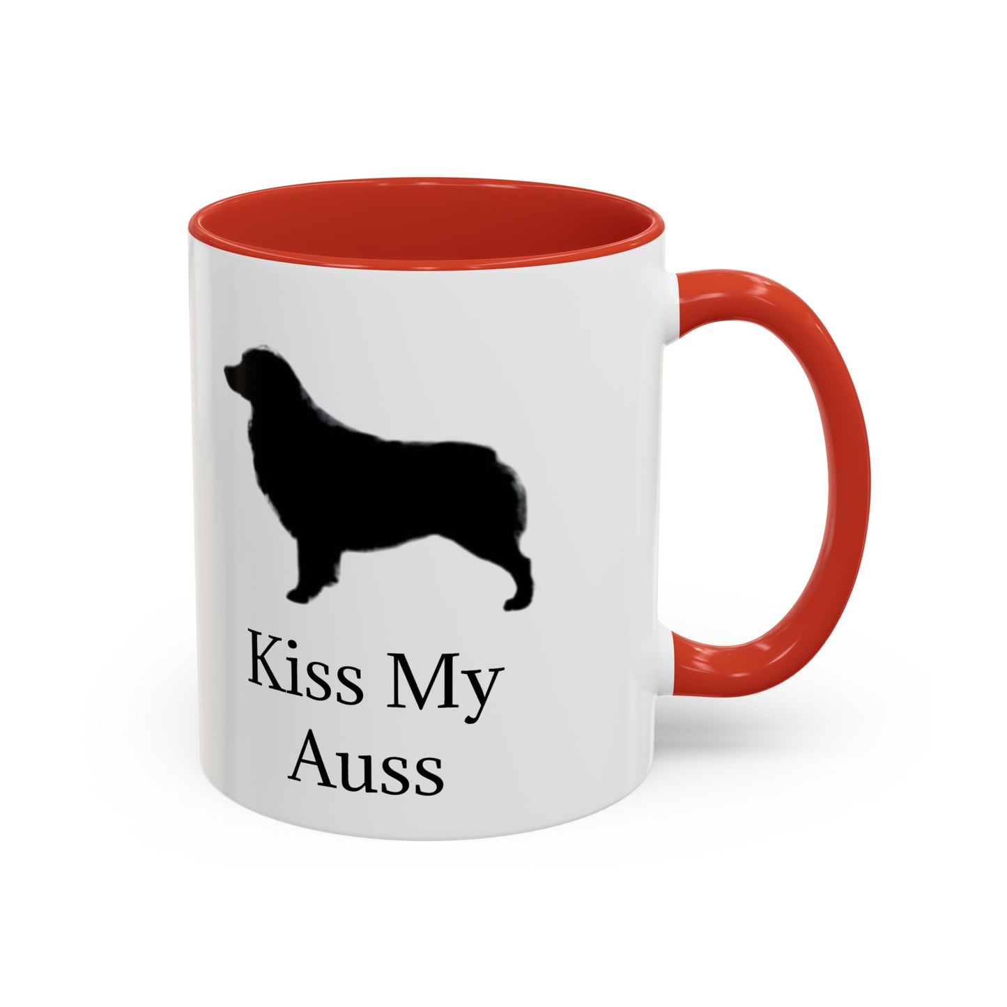 Kiss My Auss 2-Tone Coffee Mug