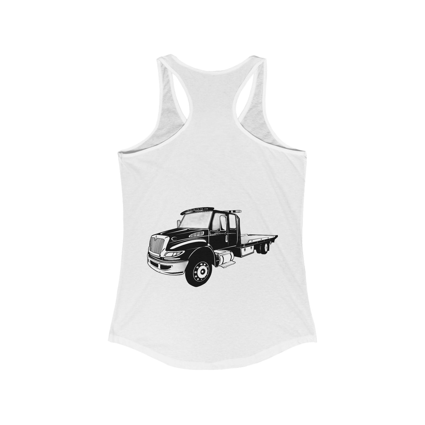Flatbed Tow Truck Women's Racerback Tank