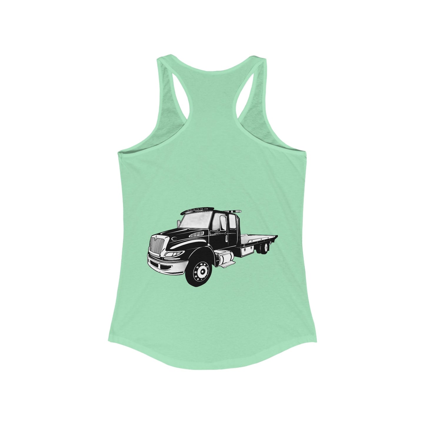 Flatbed Tow Truck Women's Racerback Tank