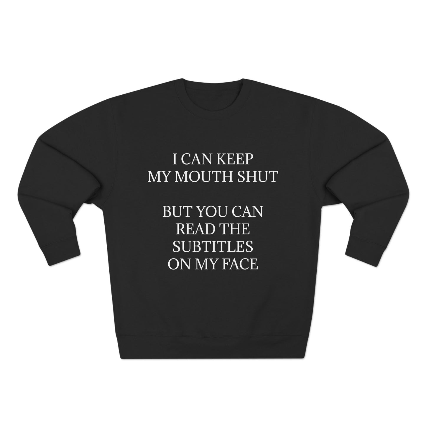 Subtitles Unisex Crewneck Sweatshirt