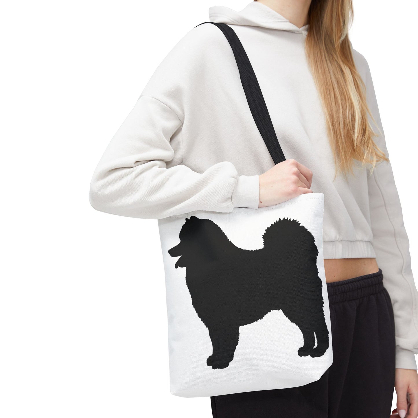 Samoyed Silhouette Tote Bag
